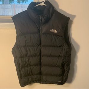 North Face 700 Black Puffer Vest
